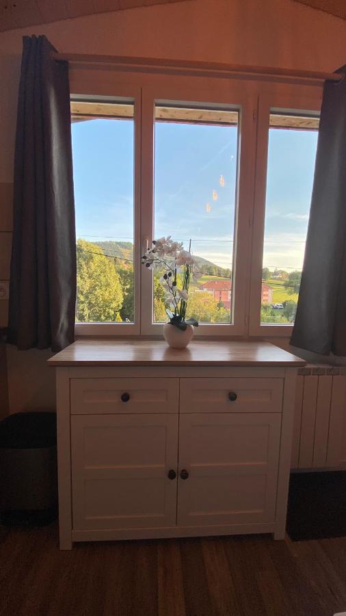 Au-Doux-Altic Chalet Romantique Avec Jacuzzi Et Sauna Métabief Buitenkant foto