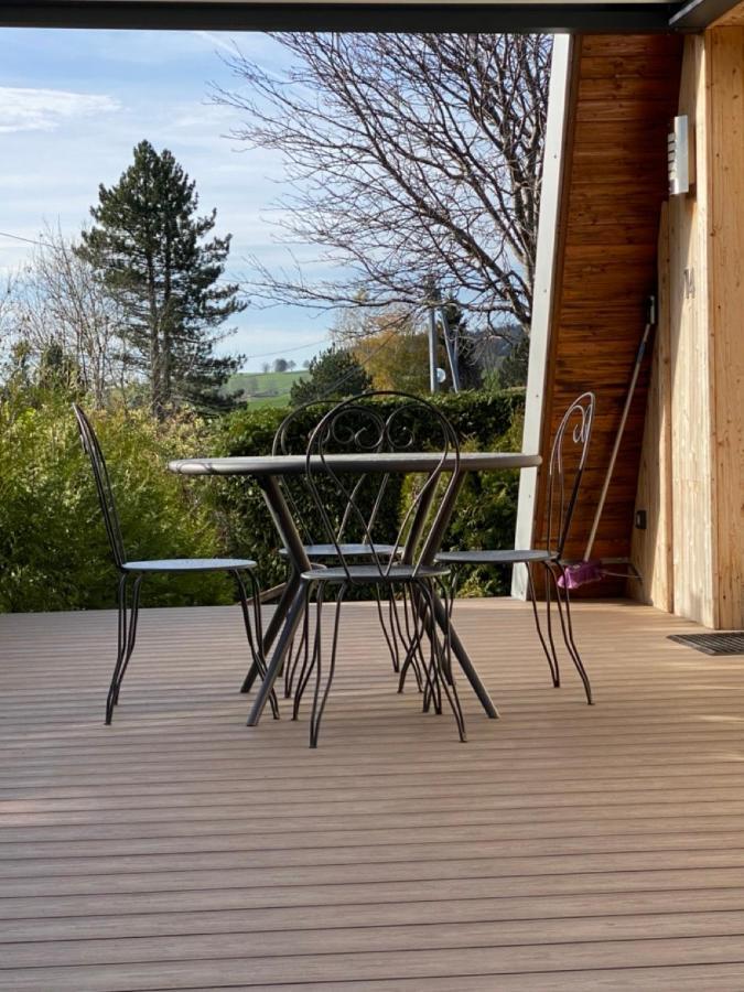 Au-Doux-Altic Chalet Romantique Avec Jacuzzi Et Sauna Métabief Buitenkant foto